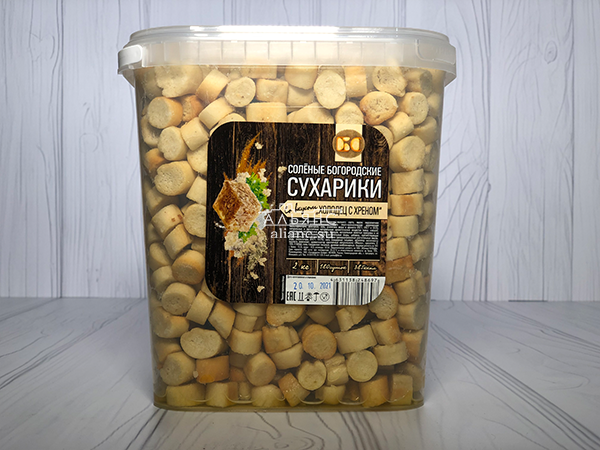 Сухарики с холодцом и хреном в Котельниках