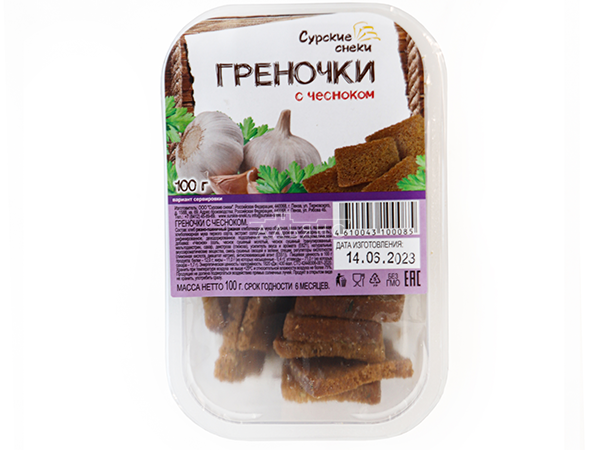 Сурские гренки с Чесноком (100 гр) в Котельниках