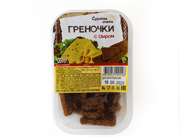 Сурские гренки со вкусом Сыра (100 гр) в Котельниках
