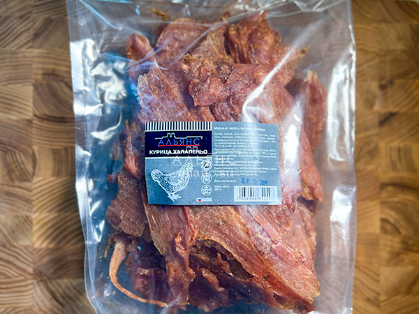 Мясо (АЛЬЯНС) вяленое курица 500гр "С халапеньо" в Котельниках