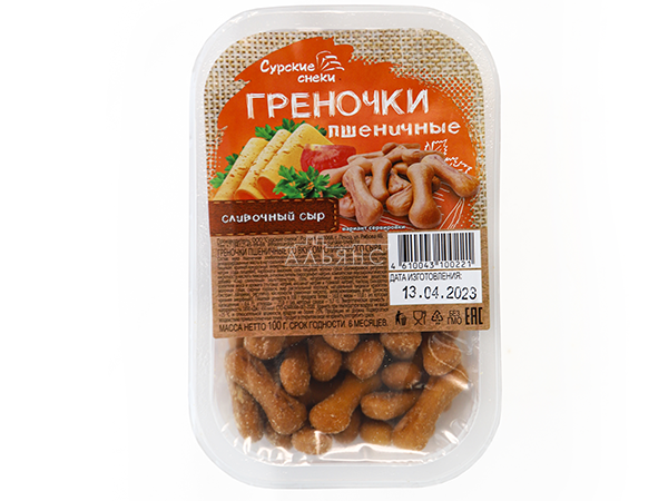 Сурские (ПШЕНИЧНЫЕ) Сливочный сыр (100 гр) в Котельниках