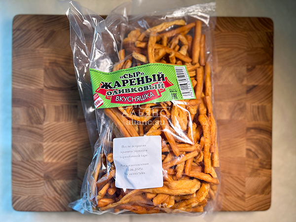 Жареный сыр "ВКУСНЯШКА" (Оливковый) 500гр. в Котельниках