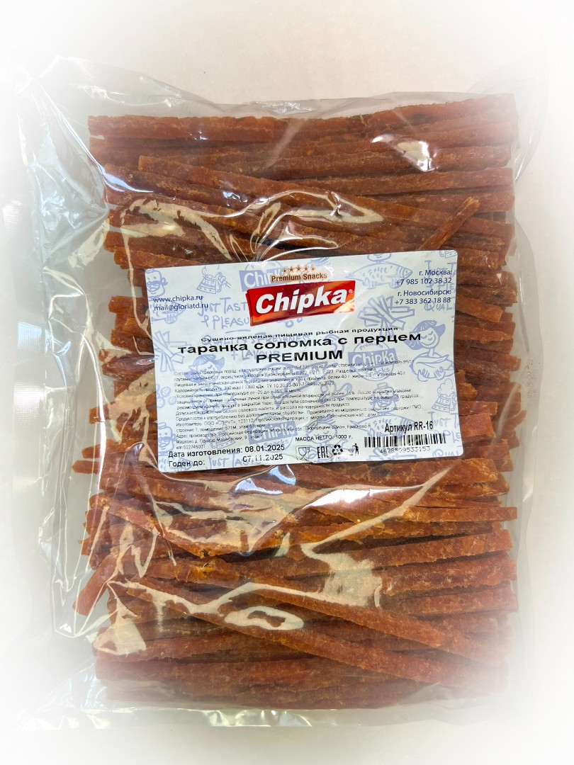 Таранка с перцем (соломка) (Chipka ПРЕМИУМ) в Котельниках