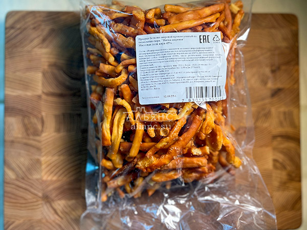 Нитка ЖАРЕНАЯ  Oktobersnack1 кг (сырный продукт) в Котельниках