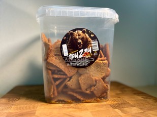 Арахис: Ведро Ржаные гренки со вкусом Крылышки Барбекю (1 кг)