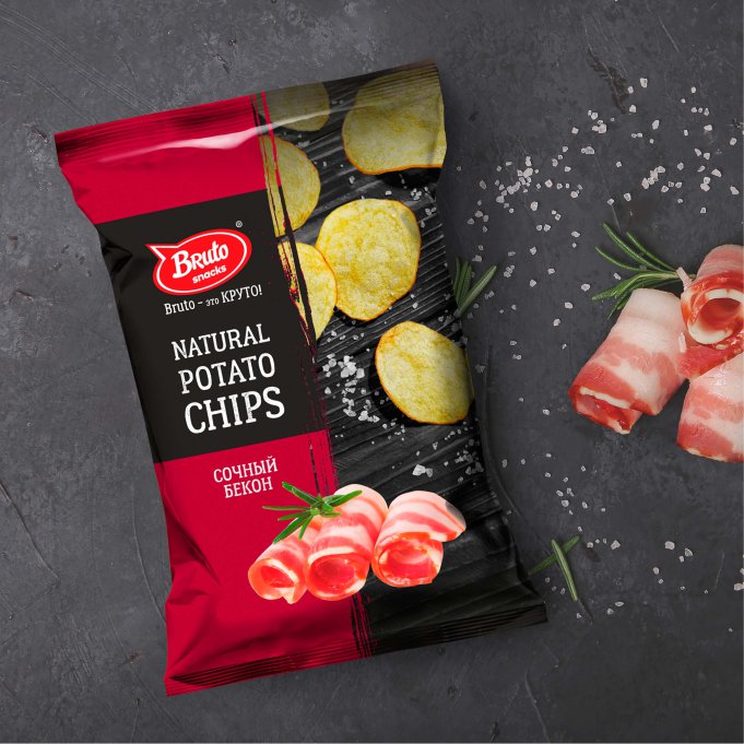 Картофель «Бруто» со вкусом бекона 70 гр. в Котельниках