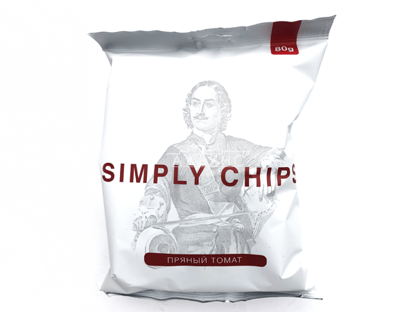 Картофельные чипсы "Simple chips" Пряный томат 80 гр. в Котельниках