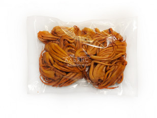 Японские снеки и крекеры: Кальмар щупальца (мелкие) холодного копчения